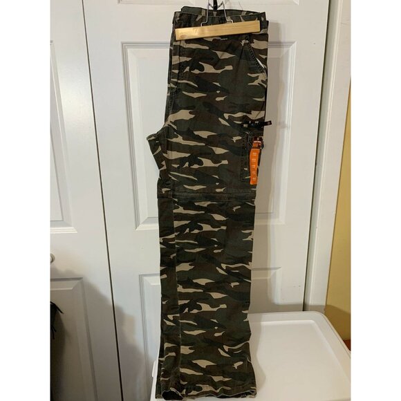 New Game Winner Camo Hunting Zip Off‎ Pants Men’s Sz XL - Picture 3 of 10